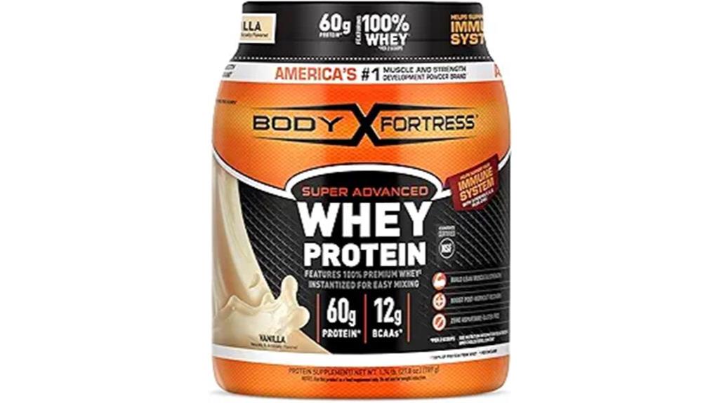 advanced whey protein supplement