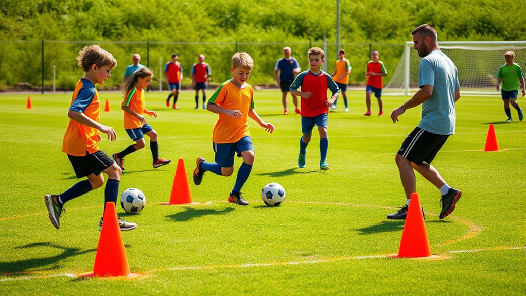 beginner soccer skill drills