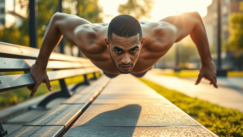 build strength with push ups