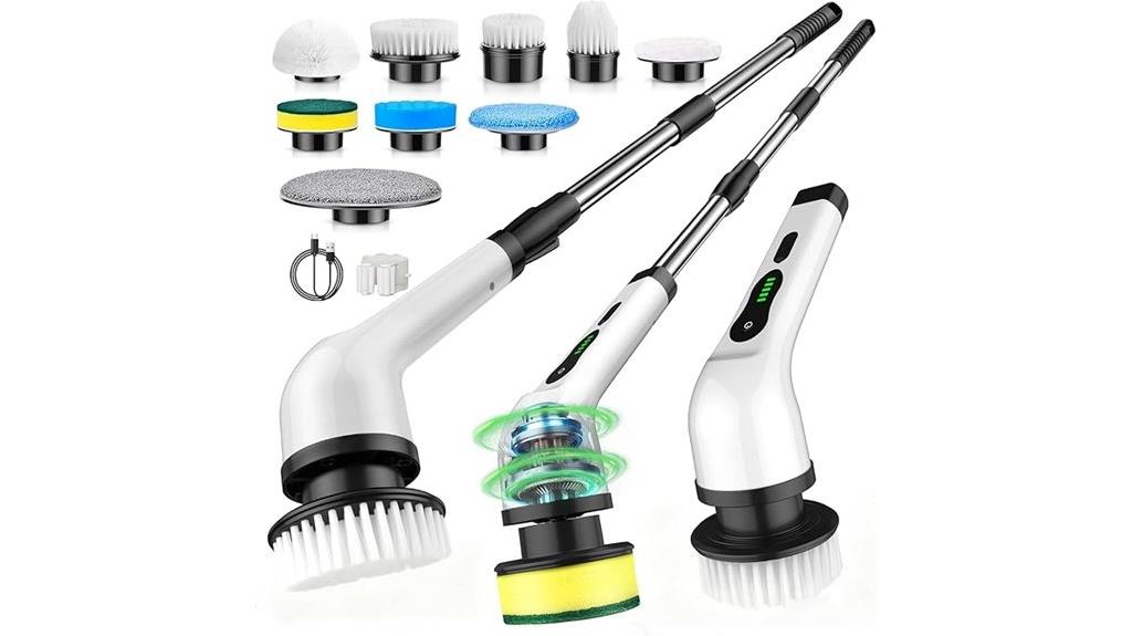 cordless electric cleaning brush