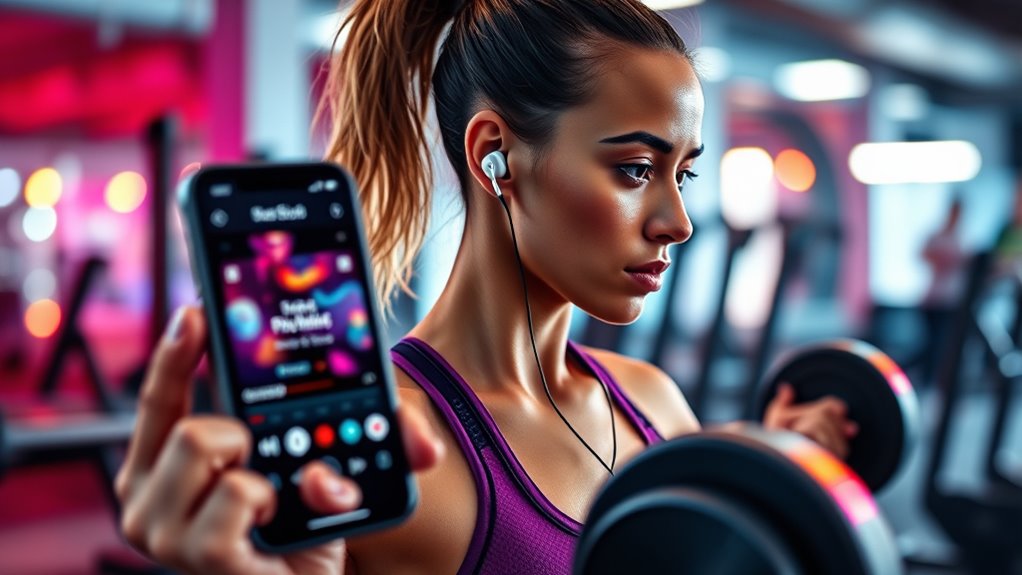 customize playlists for motivation