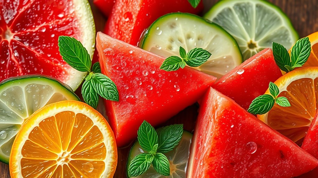 eat hydrating fruits daily