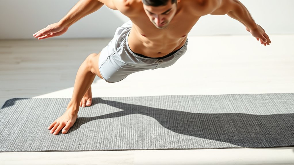 engage core breathe rhythmically