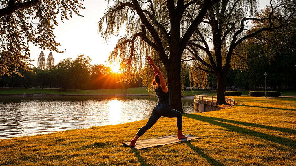 evening workouts boost stress relief