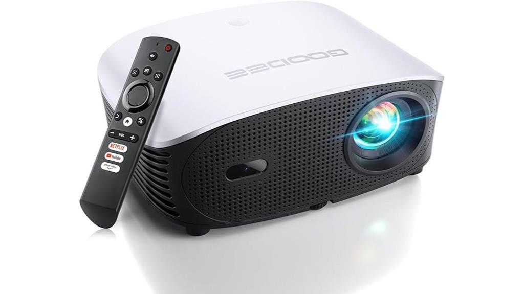 high resolution wifi bluetooth projector