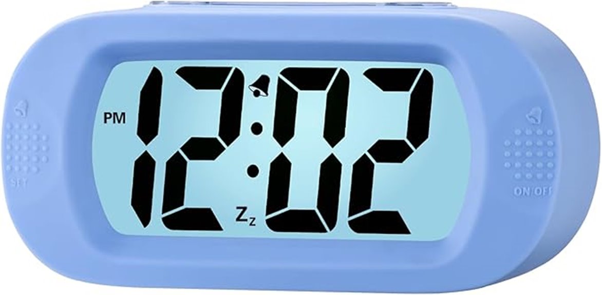 kids alarm clock with light