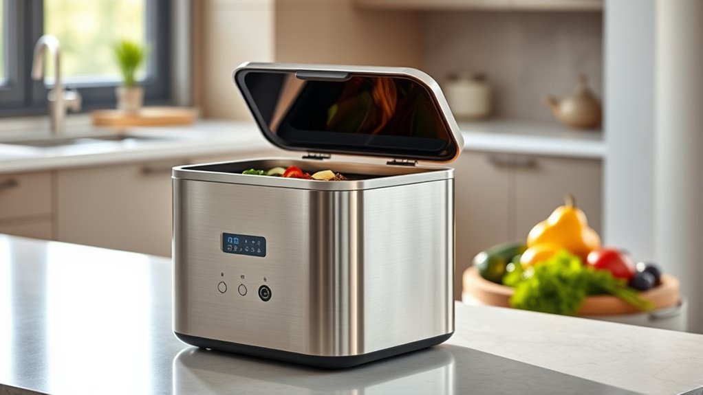 kitchen compost bin selection