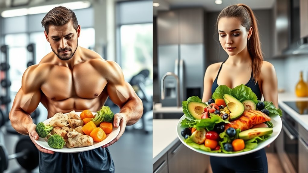 muscle gain vs fat loss