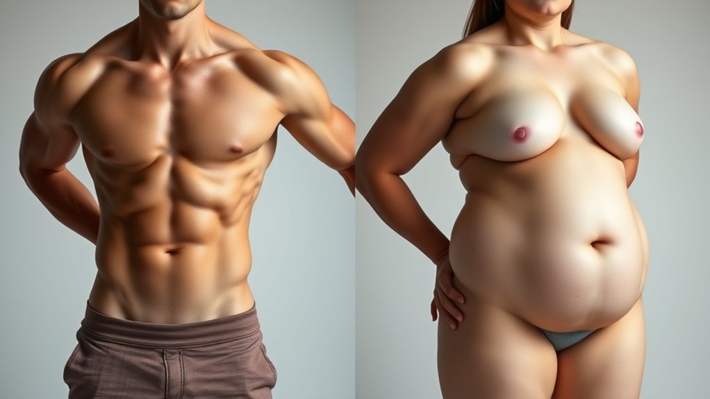 muscle gains fat losses