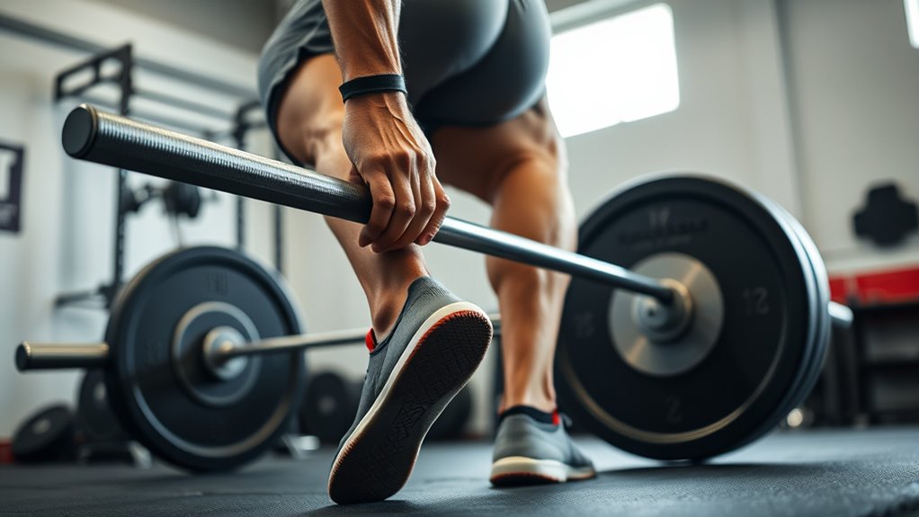 proper foot and grip placement