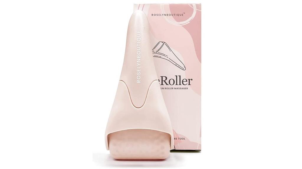 rose quartz skin roller