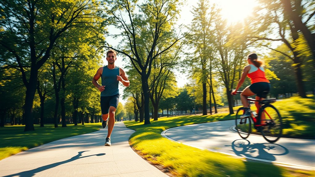 running versus cycling comparison