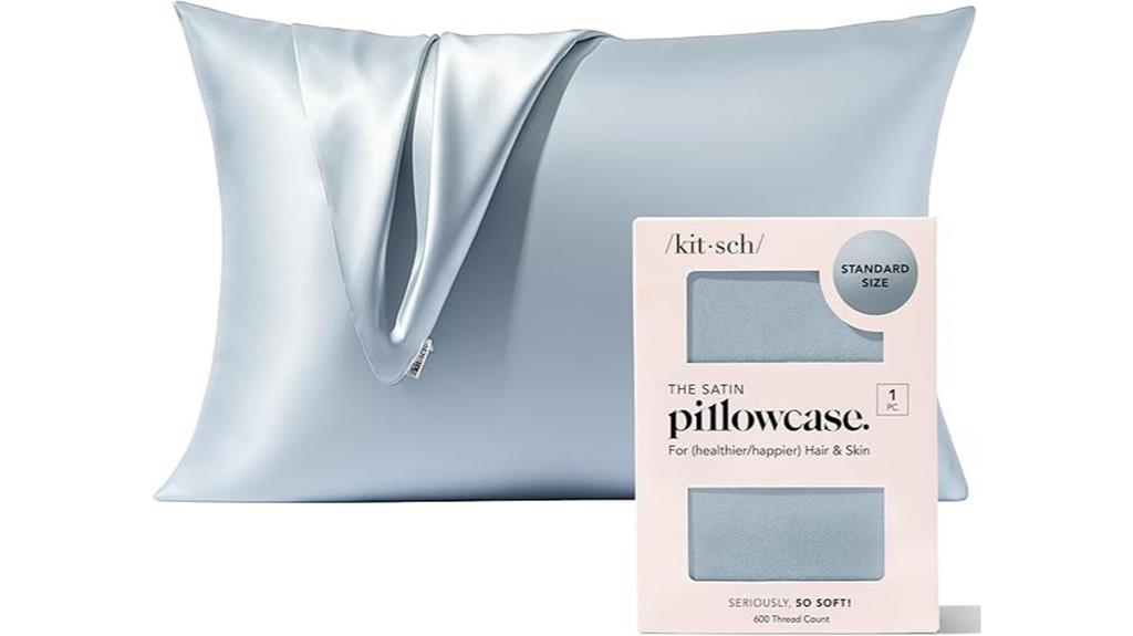 satin queen pillowcase with zipper