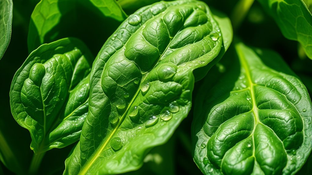 spinach boosts energy recovery