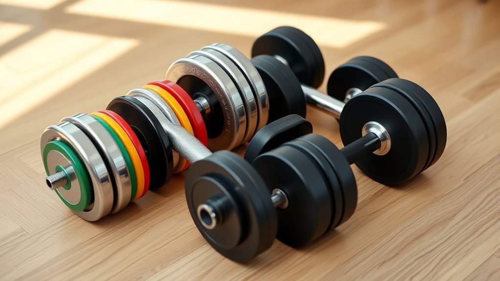 choosing home dumbbell types
