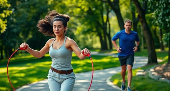 comparing jump rope and jogging