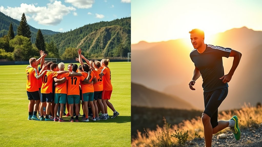 comparing team versus solo fitness