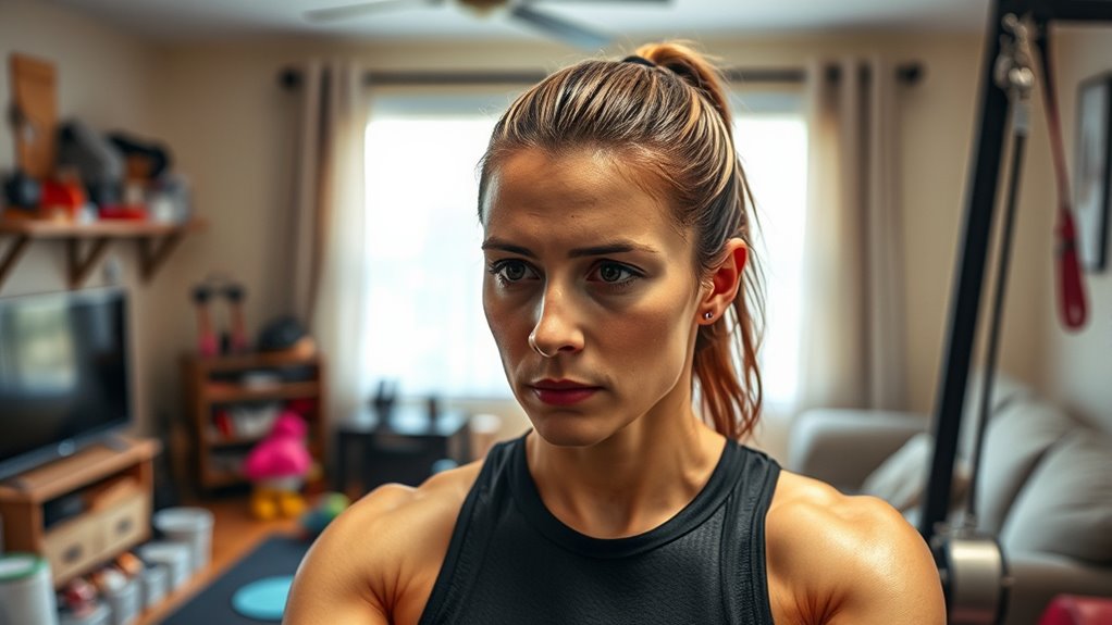 create focused workout environment