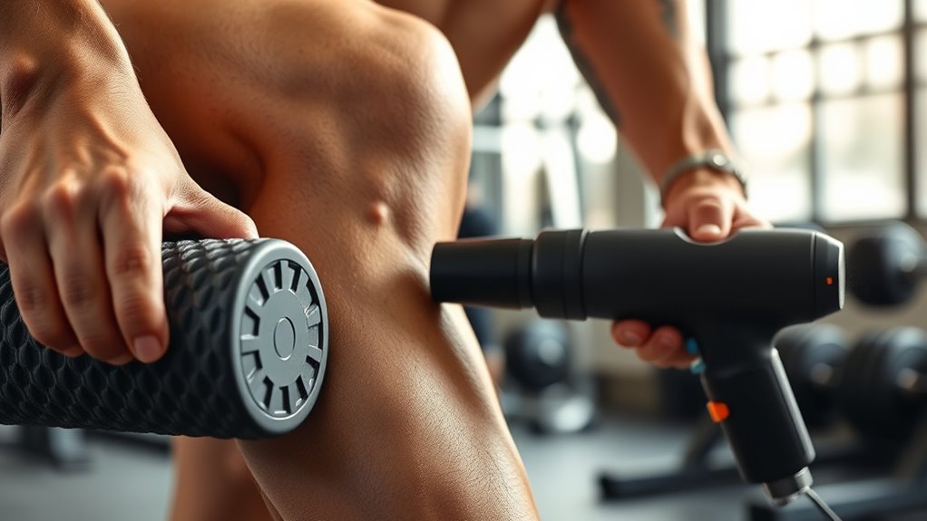 foam rollers versus massage guns