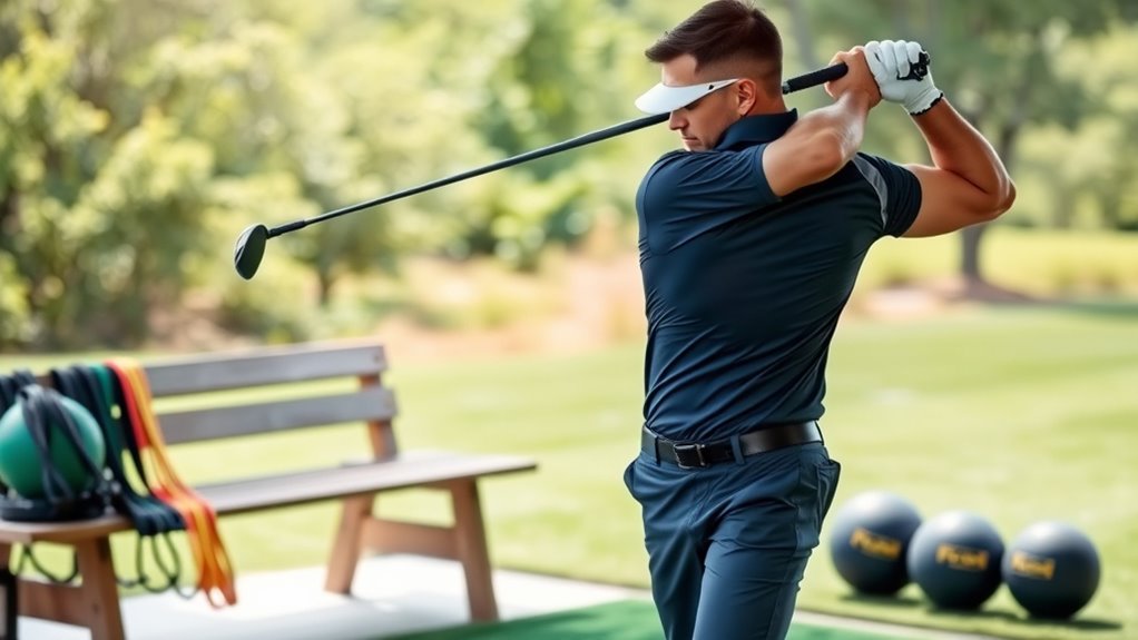 golf swing strength exercises