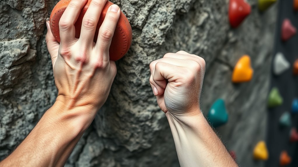 indoor and outdoor climbing