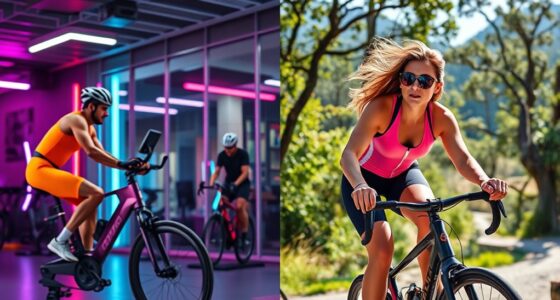 indoor versus outdoor cycling