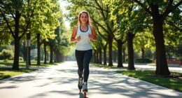 inline skating for exercise