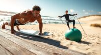 land exercises for surfing