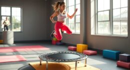 mini trampoline cardio benefits