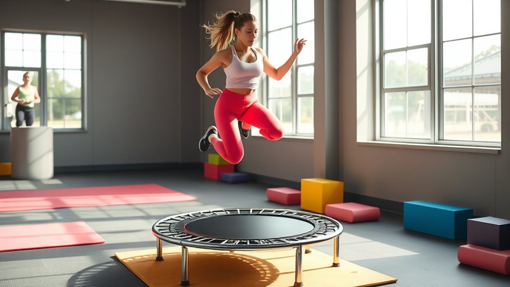mini trampoline cardio benefits