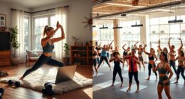 online fitness class advantages