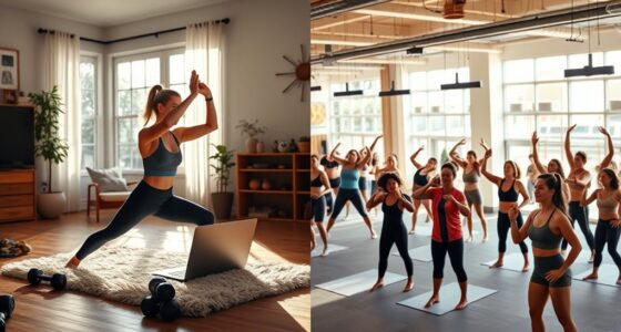 online fitness class advantages