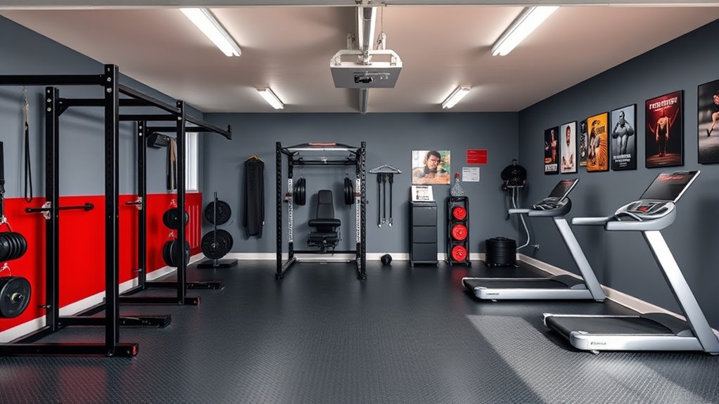 organized safe durable gym