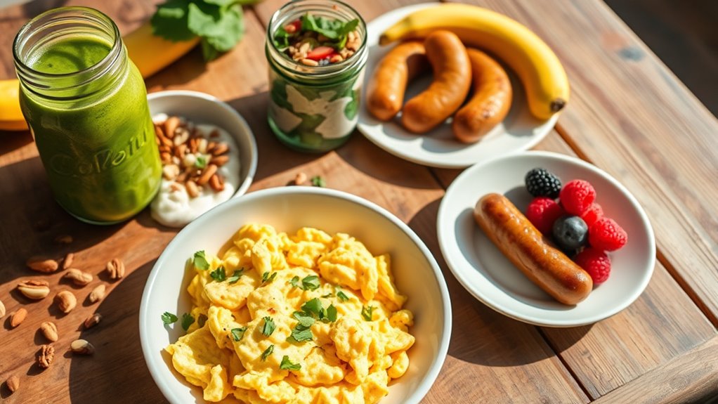 protein packed morning meals