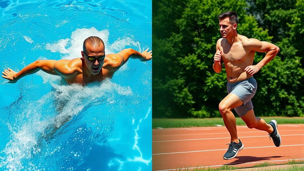 swimming engages muscles effectively