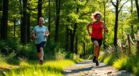 walking versus running benefits
