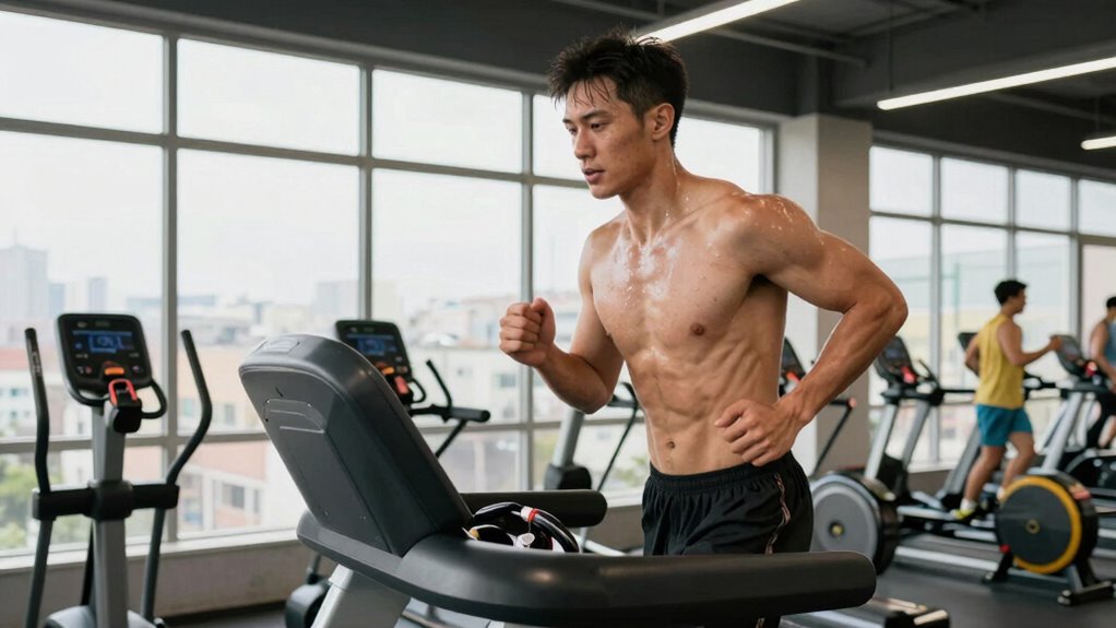 cardio enhances muscle growth