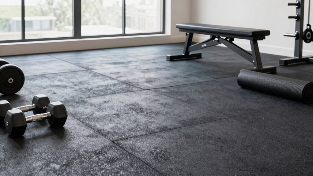 durable cushioned sound absorbing flooring
