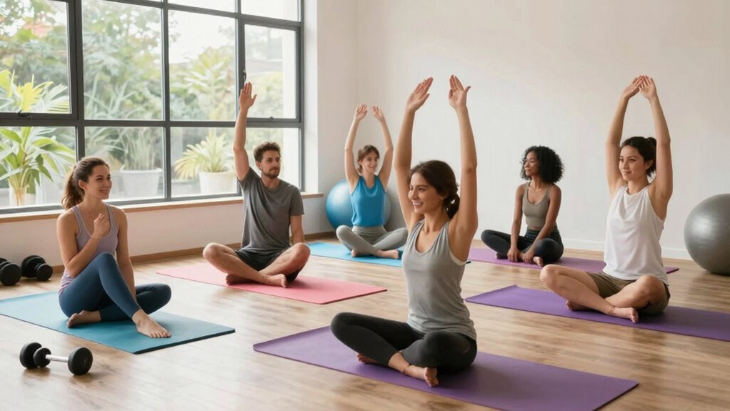 easing fitness anxiety