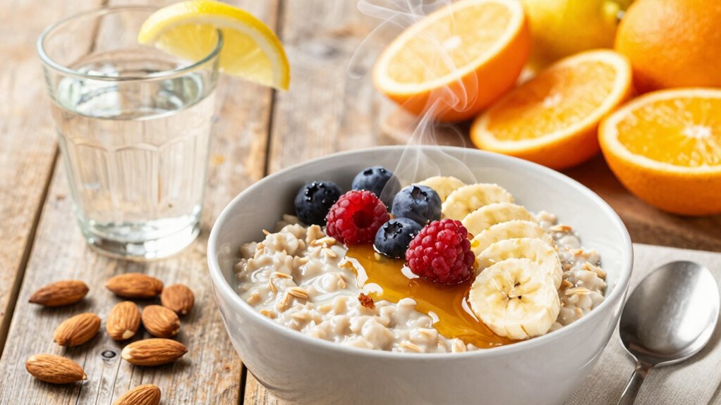 eat regularly stay hydrated