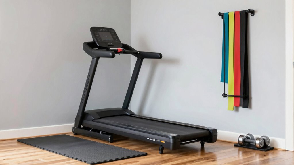 efficient small gym setup