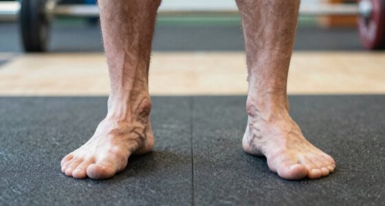 foot placement alters lift sensation