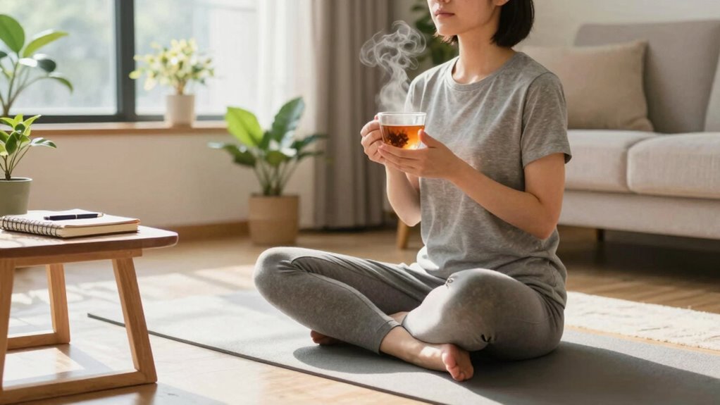 mindful hydration and breathing