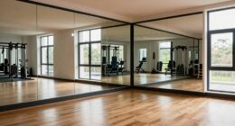 mirrored spaces enhance training