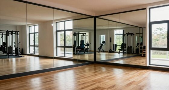 mirrored spaces enhance training