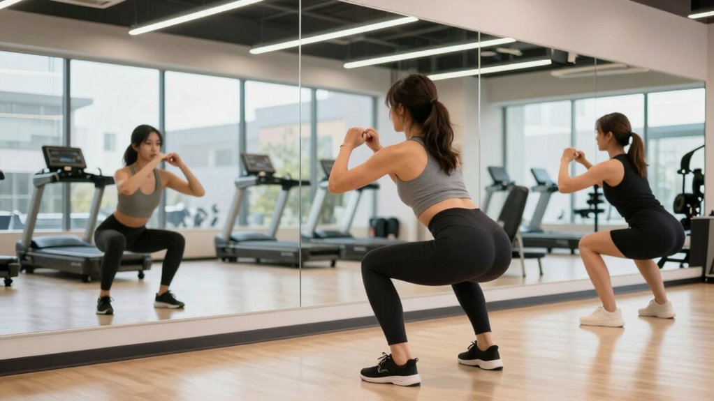 mirrors enhance training feedback