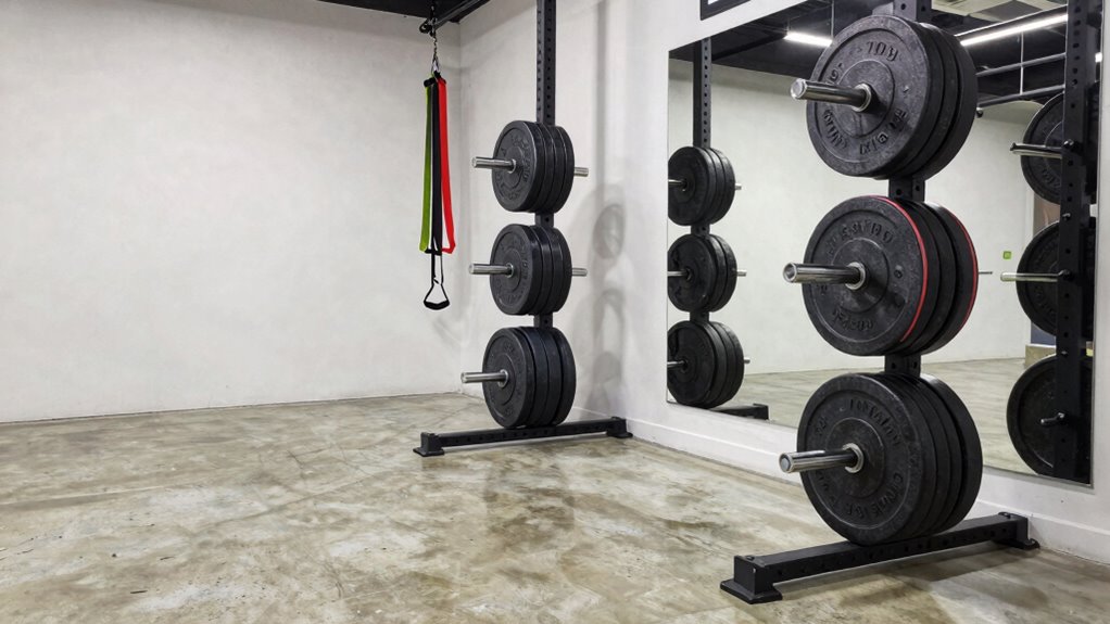 organized safe ventilated gym
