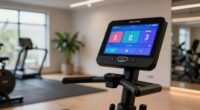 screen features for exercise bikes