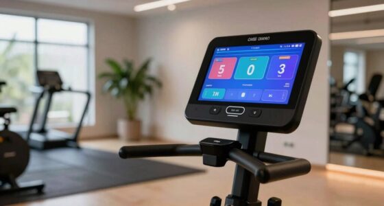 screen features for exercise bikes