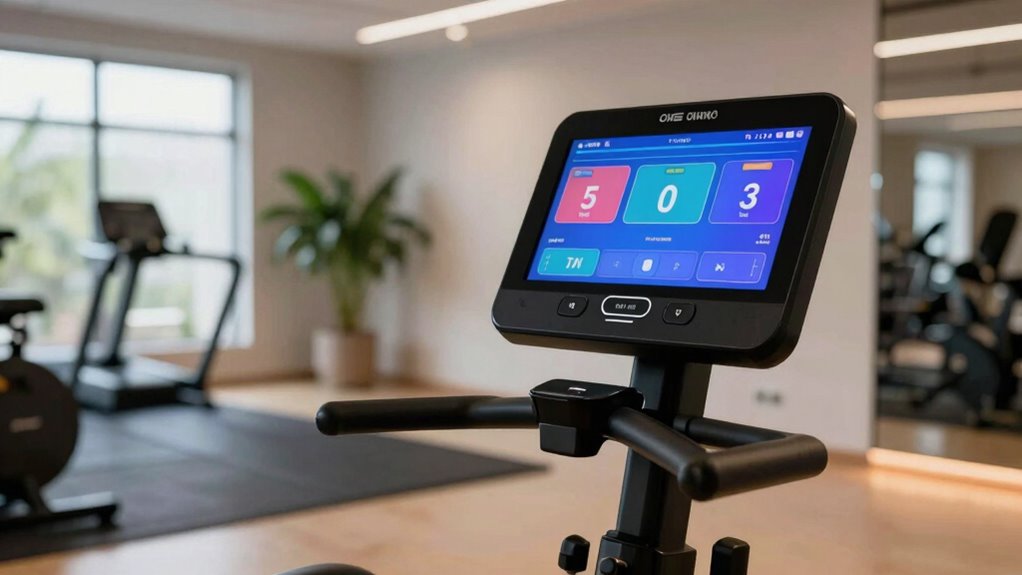 screen features for exercise bikes